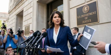 Kristi Noem Justice Department filing