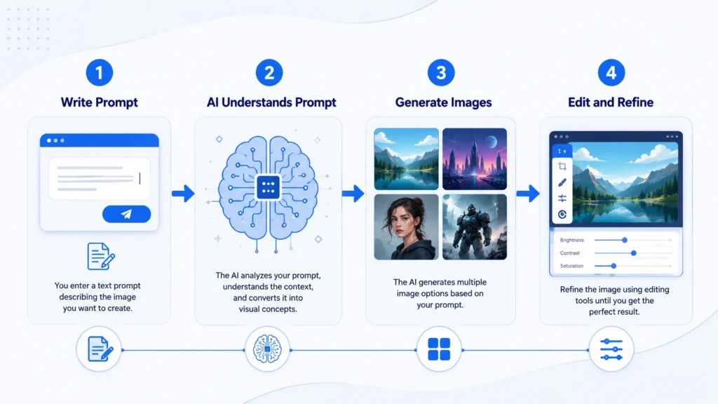How AI image generators work
