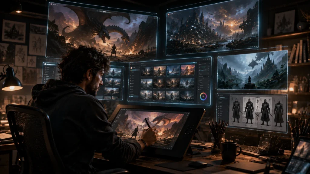 AI tools for digital artists