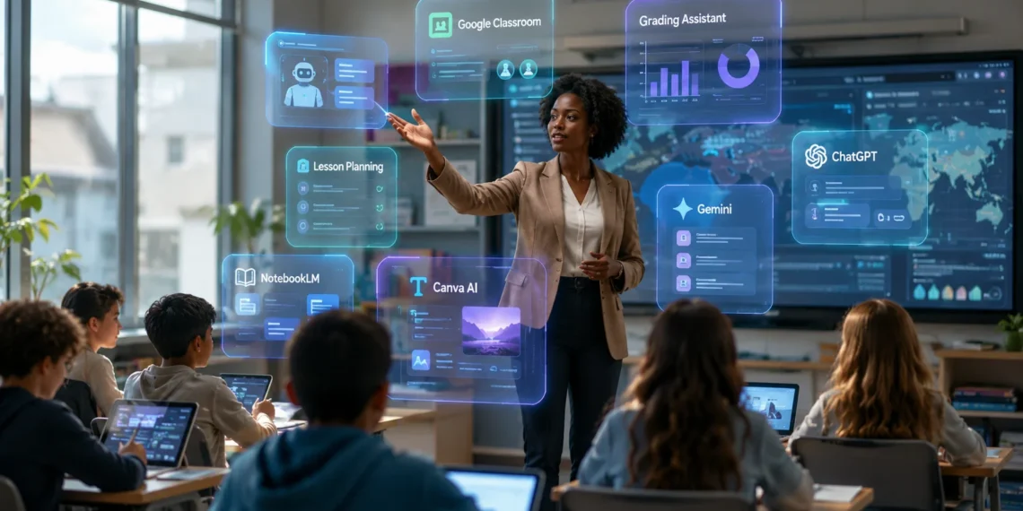ai tools for teachers 2026 news helping educators with lesson planning, grading, Google Classroom, and classroom productivity